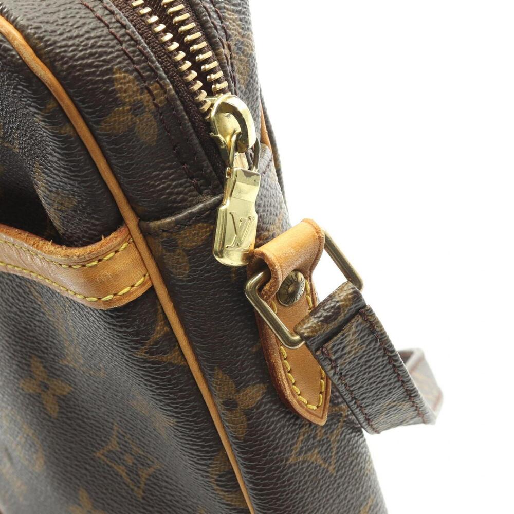 LOUIS VUITTON Brown Monogram Leather Shoulder Bag - Picture 8 of 12